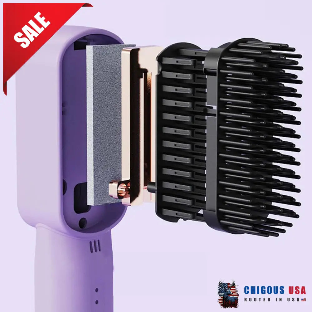 Rechargeable Frizz Away Hair Smoothing Comb