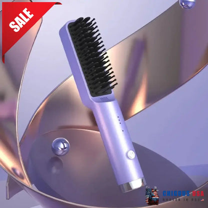 Rechargeable Frizz Away Hair Smoothing Comb