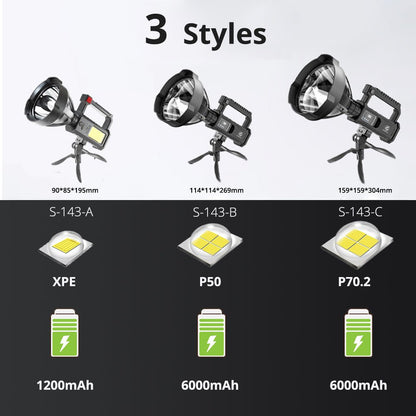 Rechargeable Handheld Spotlight Flashlight