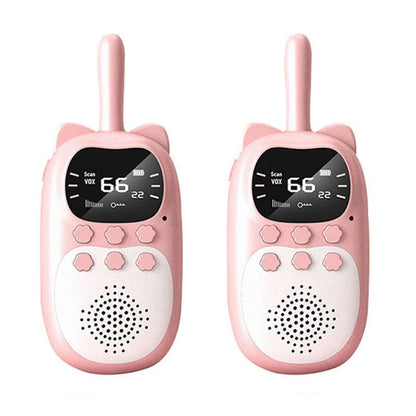 Rechargeable Kids Walkie Talkie – 3km Range Handheld Radio, Fun & Practical Birthday Gift for Kids