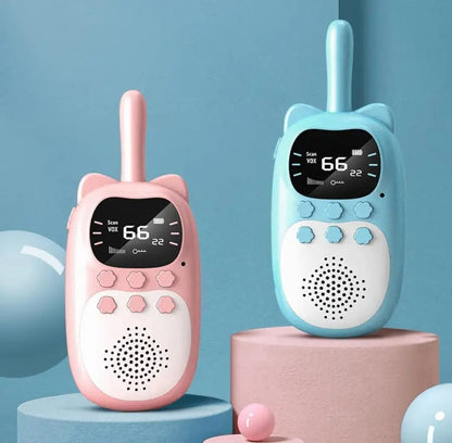 Rechargeable Kids Walkie Talkie – 3km Range Handheld Radio, Fun & Practical Birthday Gift for Kids