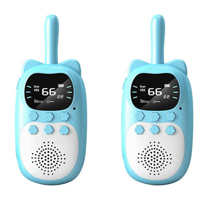 Rechargeable Kids Walkie Talkie – 3km Range Handheld Radio, Fun & Practical Birthday Gift for Kids