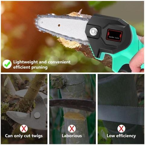 Mini-Electric Wood-Cutting Chainsaw