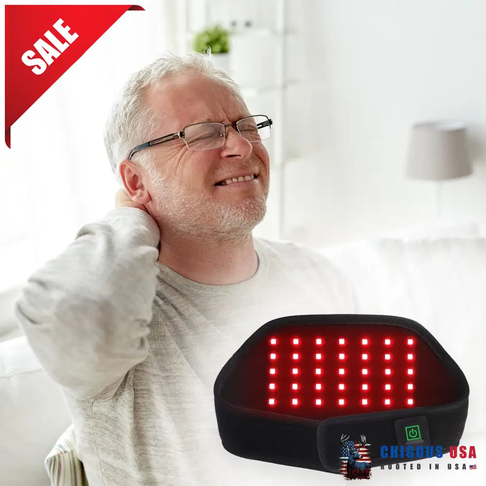 Red Light Therapy For Shoulder Back Body Pain Relief - Infrared Device