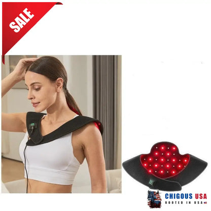 Red Light Therapy For Shoulder Back Body Pain Relief - Infrared Device