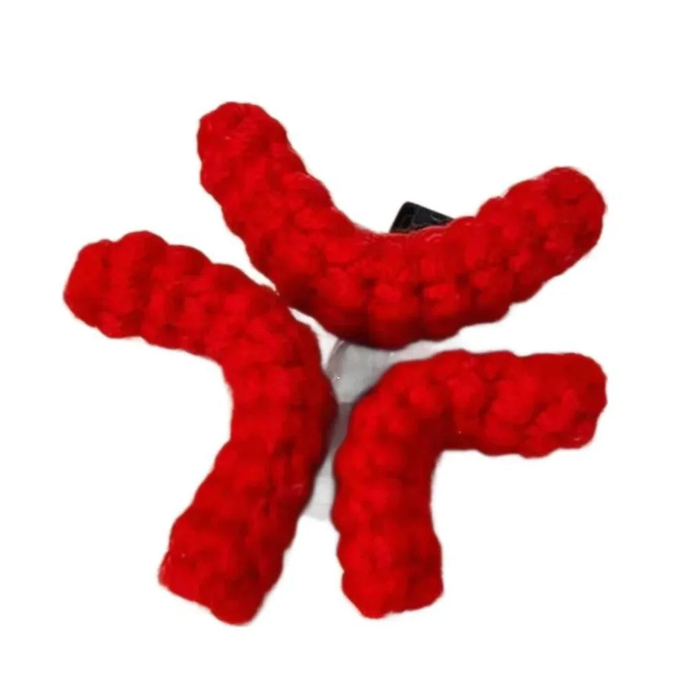 Korean Style Angry Duckbill Hair Clip – Funny Crochet Cartoon Barrette for Trendy Looks