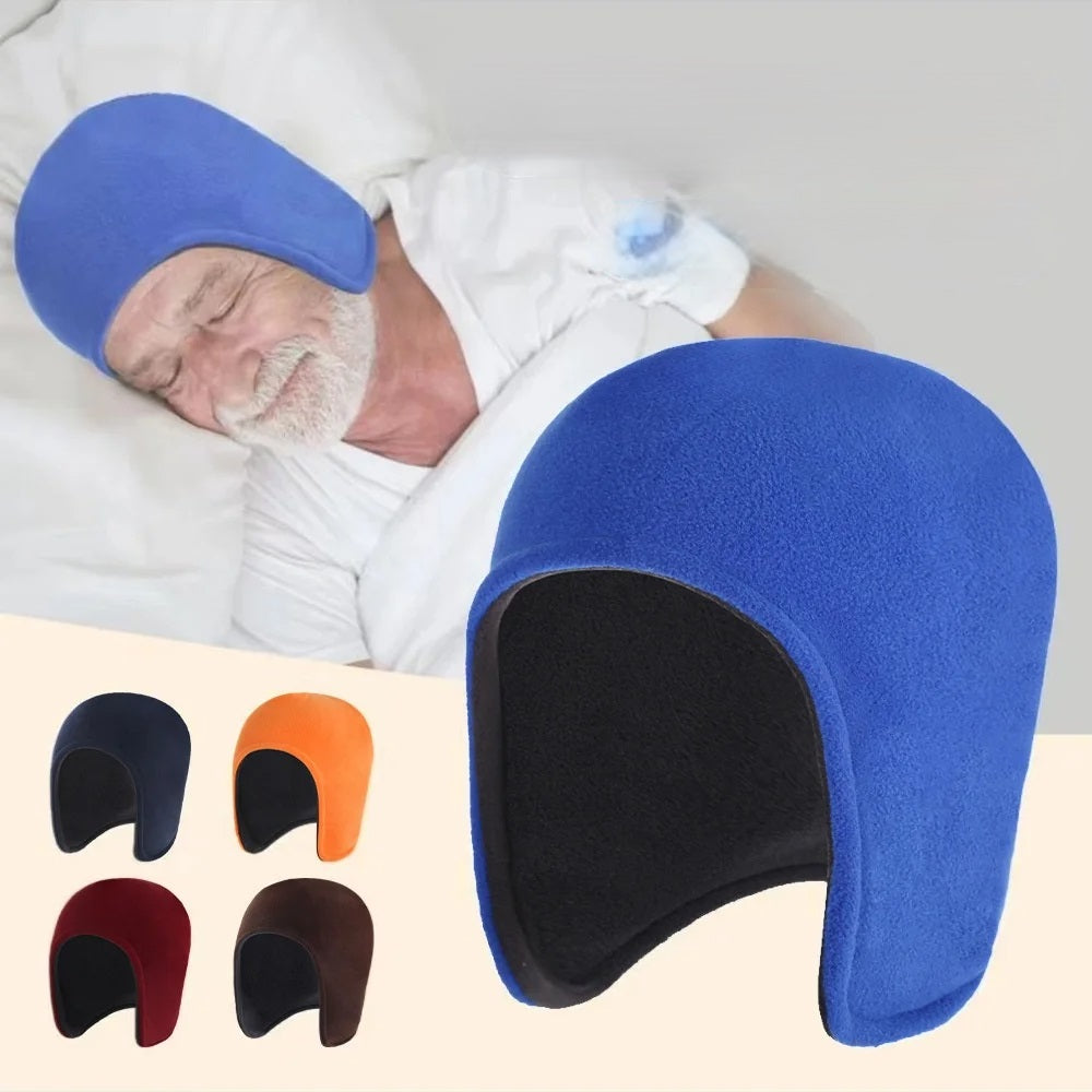 Fleece-Lined Cold-Proof Beanie Hat – Double-Layer Winter Warm Cap for Men & Women, Soft Polyester, Ideal Holiday Gift for Cold Weather