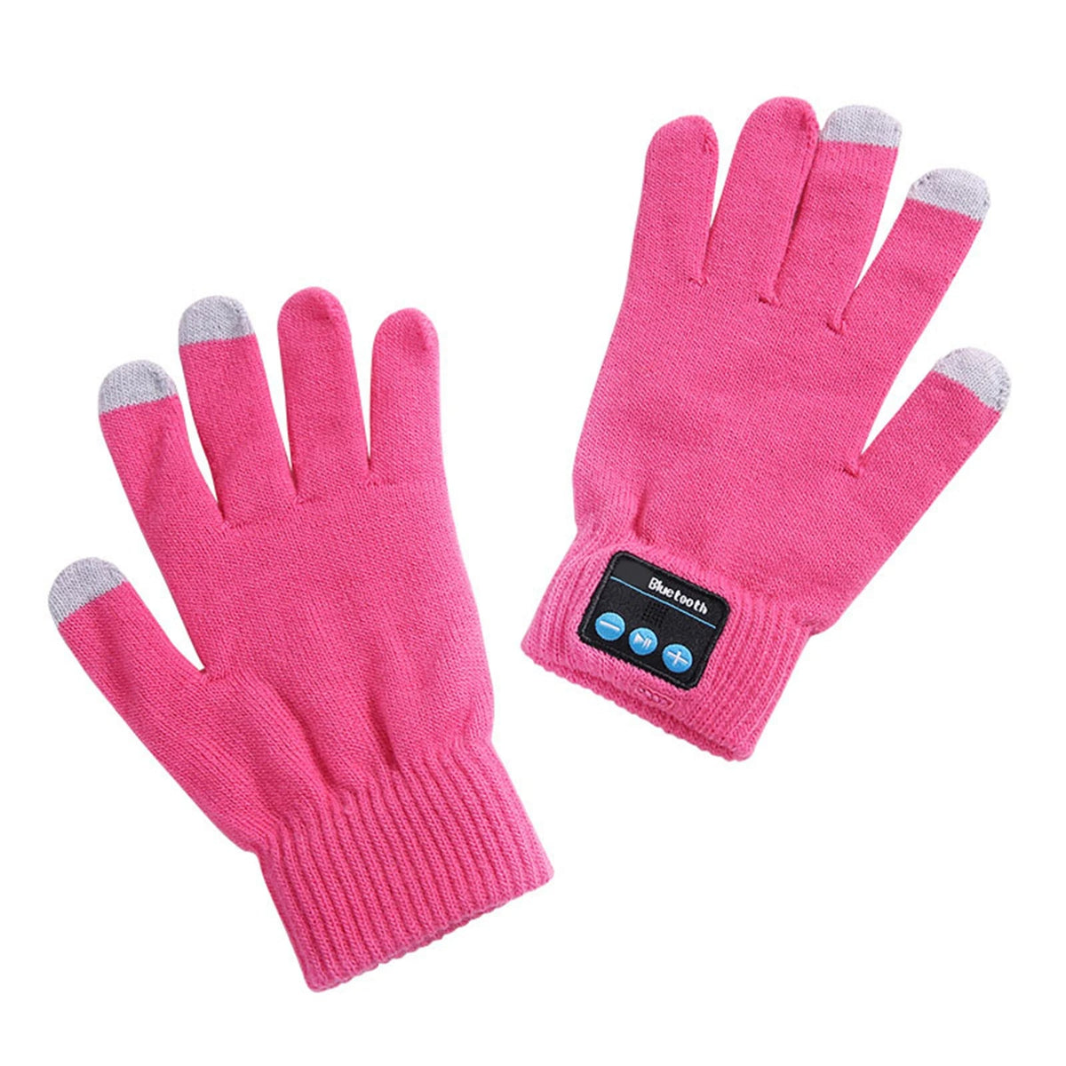 Smart Bluetooth Touchscreen Gloves – Wireless Bluetooth-Compatible Speaker Gloves with Warm Fabric, Outdoor Winter Smart Gloves for Calling, Music, and Touchscreen Use