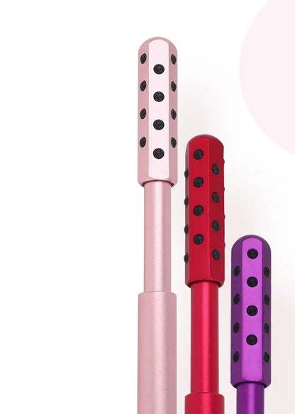 Germanium Anti-Wrinkle Facial Roller – 30-Needle Face Lift Wand for Skin Tightening, Derma Rolling, and Anti-Aging Treatment