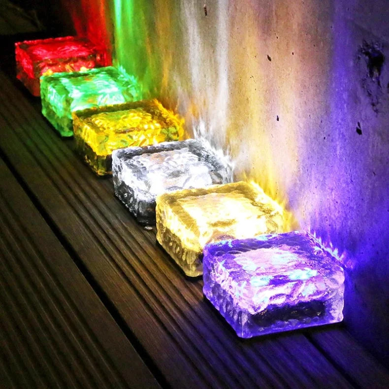 RGB LED Ice Brick Lights – Waterproof RGB Paver Lamps for a Stunning Outdoor Glow