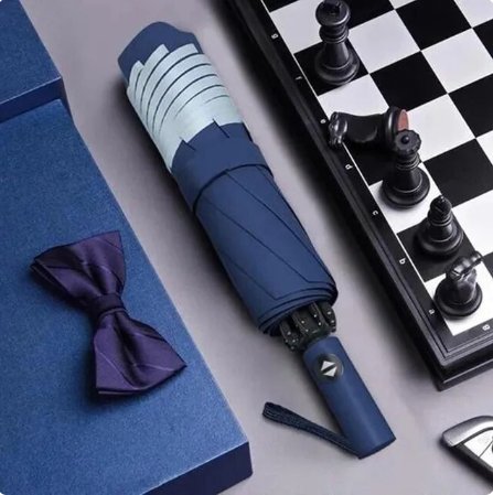 Reflective Umbrella - UV Automatic Umbrella With Reflective Strip