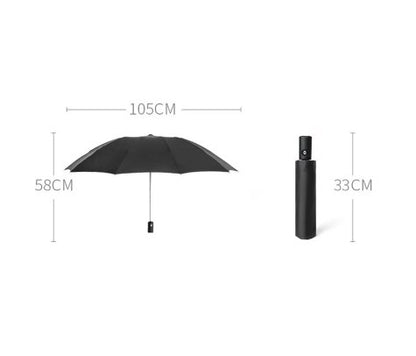 Reflective Umbrella - UV Automatic Umbrella With Reflective Strip