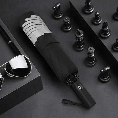 Reflective Umbrella - UV Automatic Umbrella With Reflective Strip