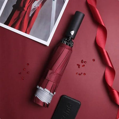 Reflective Umbrella - UV Automatic Umbrella With Reflective Strip