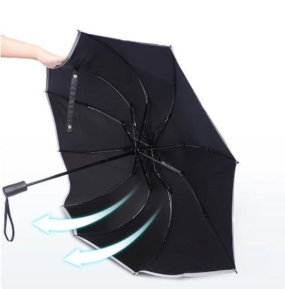 Reflective Umbrella - UV Automatic Umbrella With Reflective Strip