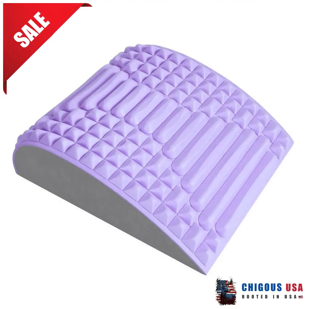 Refresh – Neck & Back Stretcher Purple Pillow