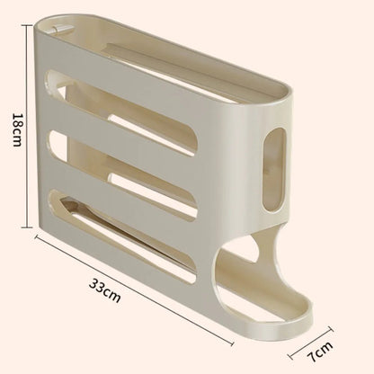 Refrigerator Egg Storage Box - 4 Tiers Fridge Egg Organizer Large Capacity Egg Holder for Fridge