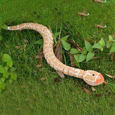 Remote Control Rechargeable Snake Toy - Simulation RC Snake with Egg Shaped Remote Controller