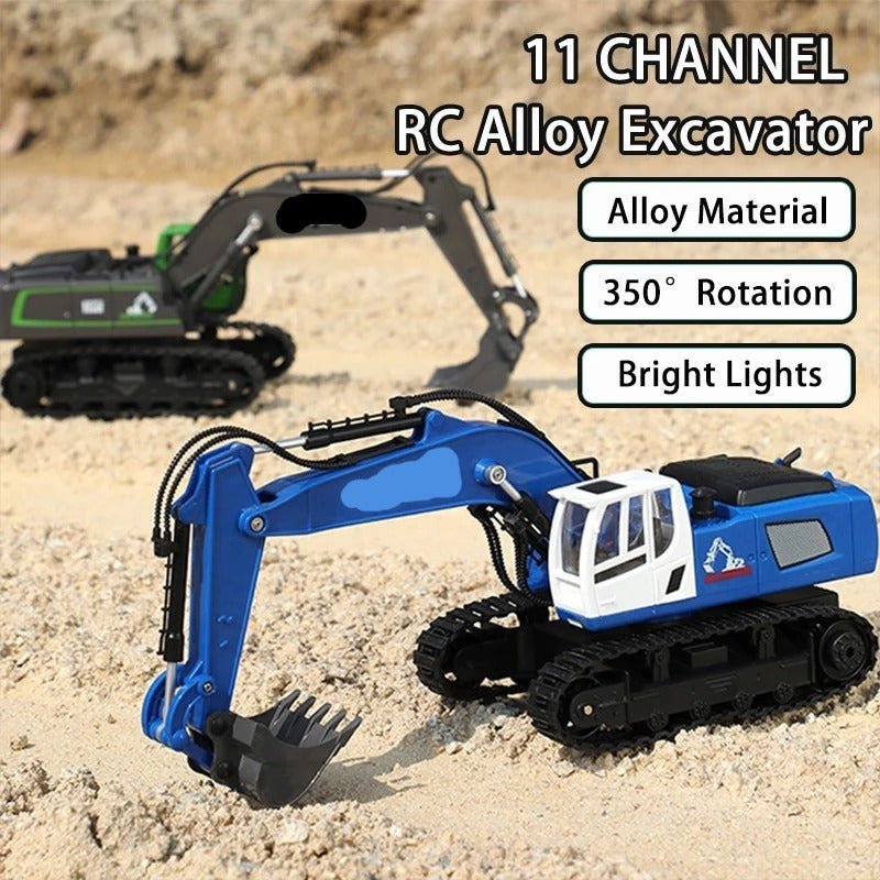 RC Excavator Toy - Gesture-Sensing & Remote Control Excavator Toy Perfect Birthday Gift for Boys Aged 4 & Up