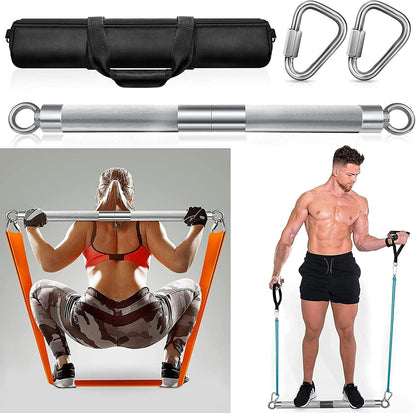 Resistance Band Bar Set - Heavy Exercise Bands Yoga Sports Training Physical Gym Equipment