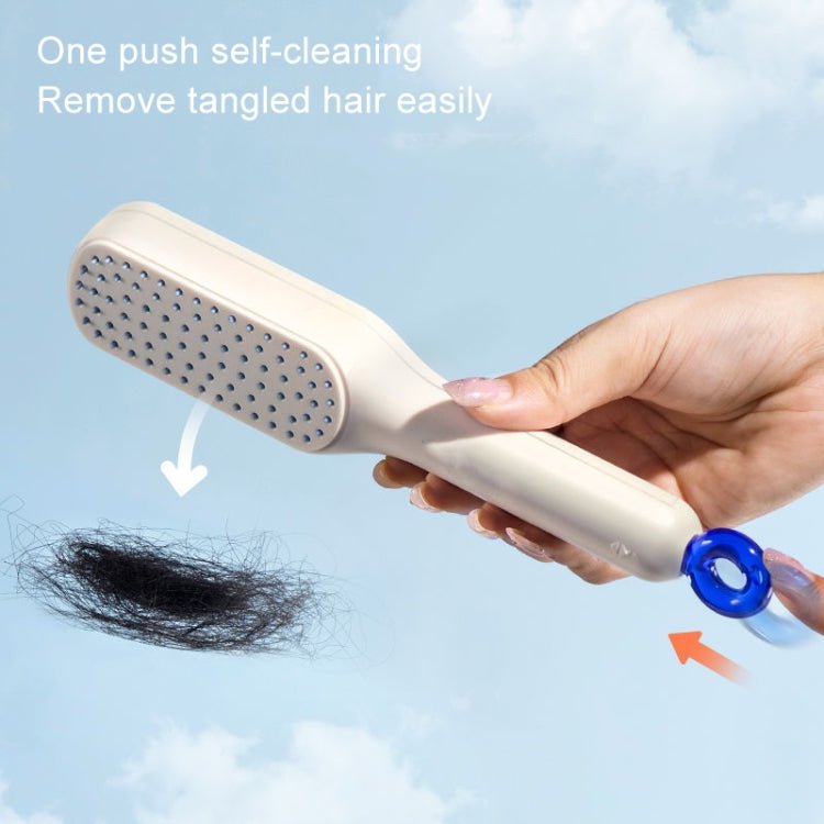 Retractable Self Cleaning Hair Brush Massager - Tangle-Free, Soothing Care, and Anti Static Comb
