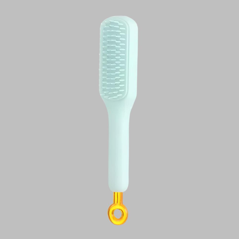 Retractable Self Cleaning Hair Brush Massager - Tangle-Free, Soothing Care, and Anti Static Comb