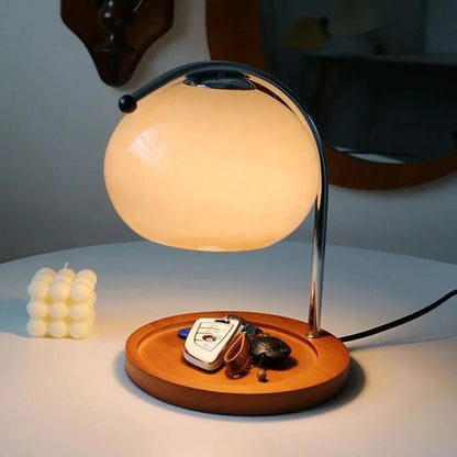 Retro Glass Dimmable Candle Warmer Lamp - Warm & Aromatic Ambiance
