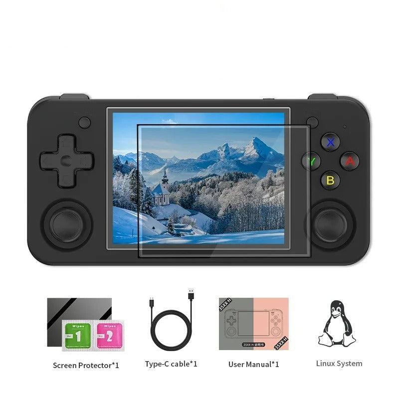 Retro Handheld Game Console - 3.5-inch IPS Horizontal Screen Linux System