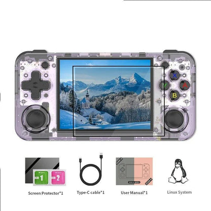 Retro Handheld Game Console - 3.5-inch IPS Horizontal Screen Linux System