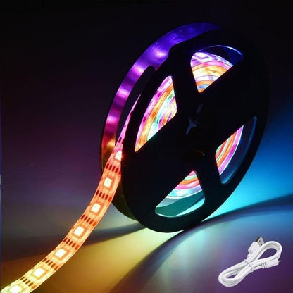 RGB Light Strip Kit - Music Sync Color Changing Lights for Room Party