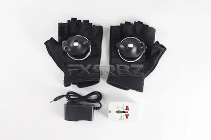 RGB Laser Gloves – Rotating Multicolor Nightclub Light Show Props with Auto Laser Cannon Effect for Dancers & Performers