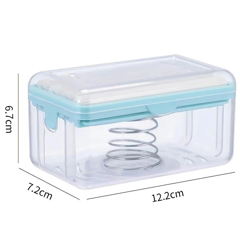 Roller Dish Cleaning Bar Soap Holder - Multifunctional Soap Dish for Home and Bathroom Keeps Soap Dry & Easy to Clean