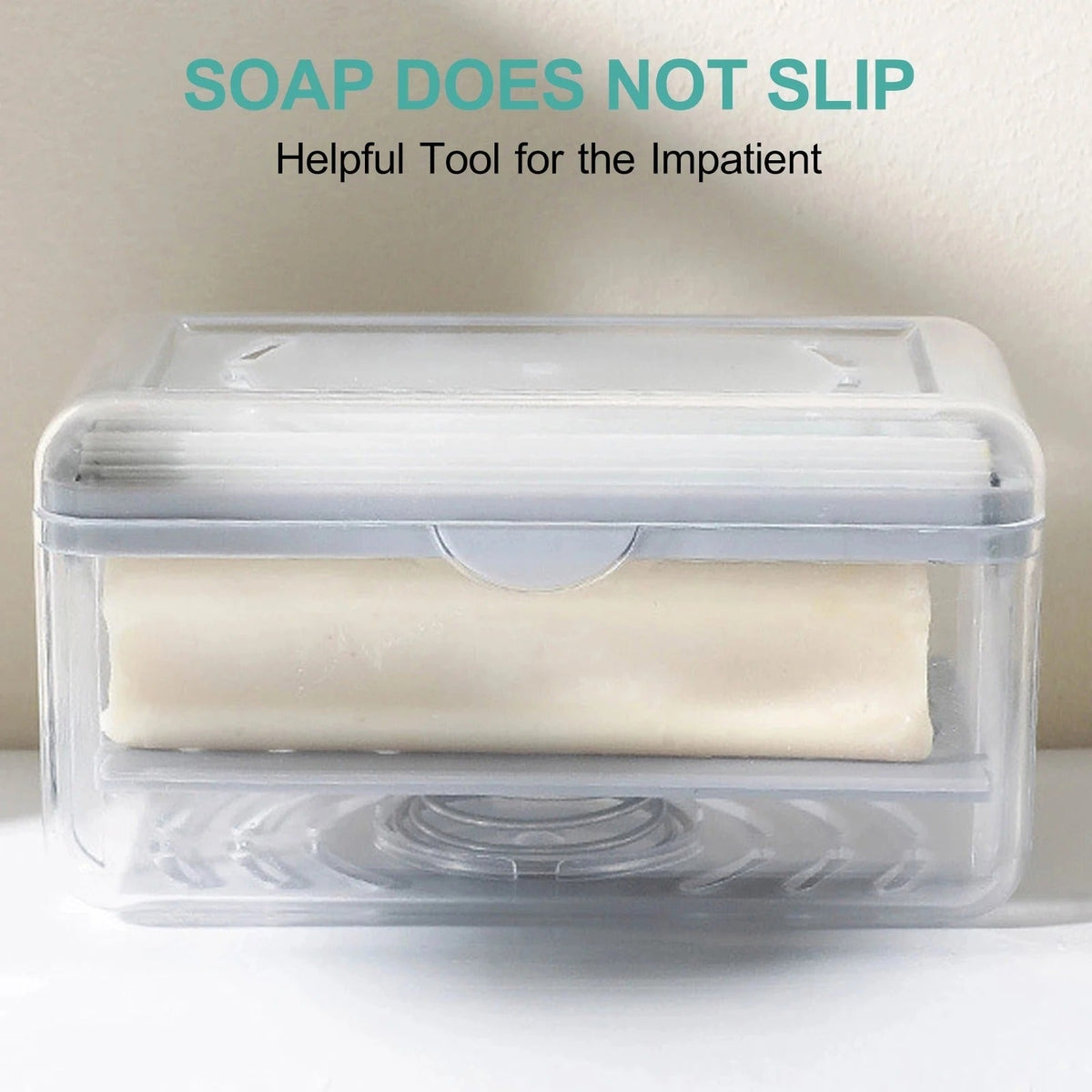 Roller Dish Cleaning Bar Soap Holder - Multifunctional Soap Dish for Home and Bathroom Keeps Soap Dry & Easy to Clean