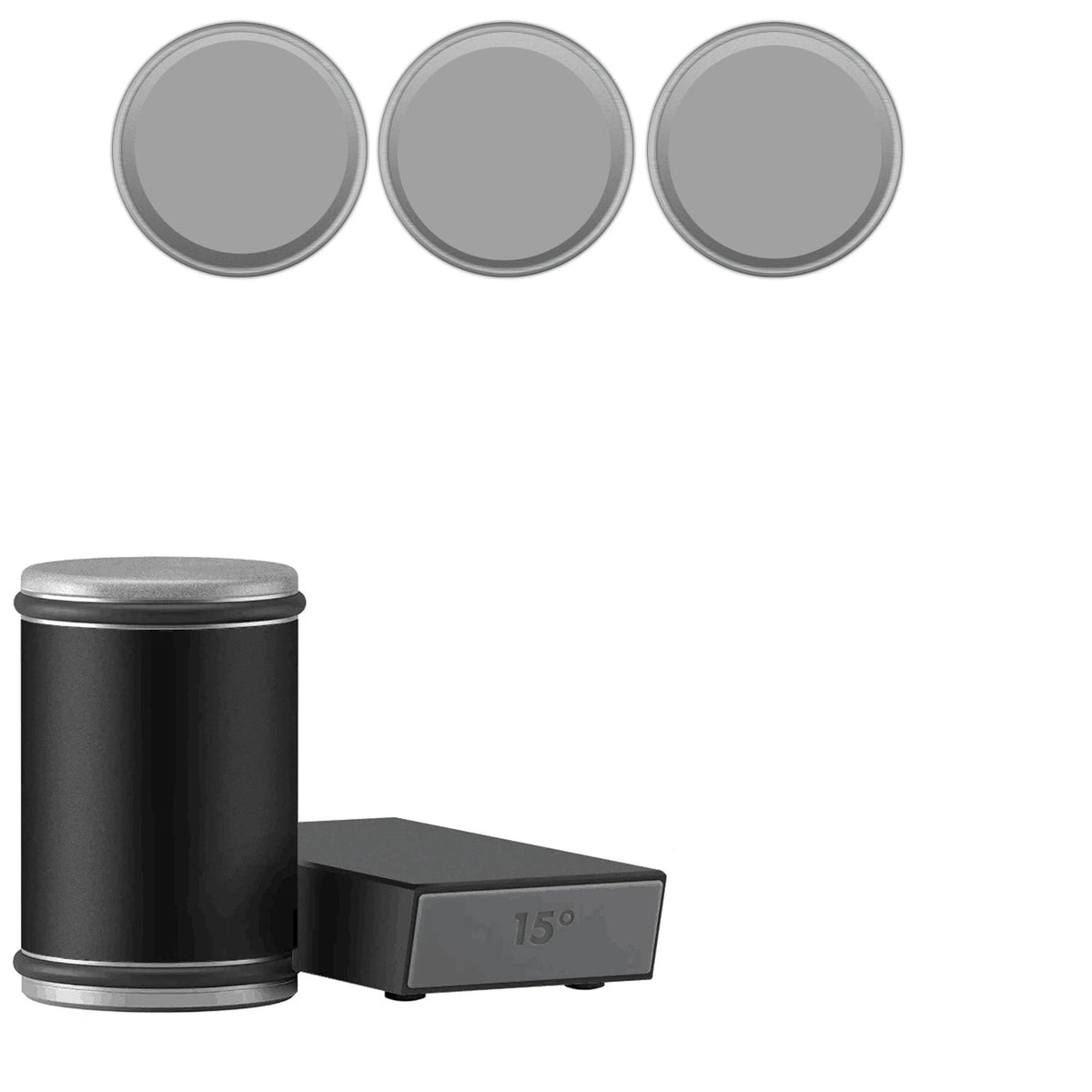 Rolling Knife Sharpener & Magnetic Holder Set – Diamond Sharpening Stone with 15° & 20° Angle Roller for Effortless Blade Perfection
