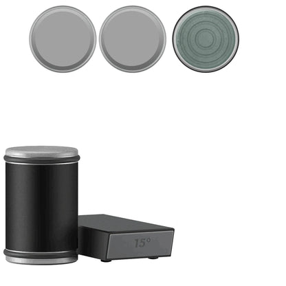 Rolling Knife Sharpener & Magnetic Holder Set – Diamond Sharpening Stone with 15° & 20° Angle Roller for Effortless Blade Perfection