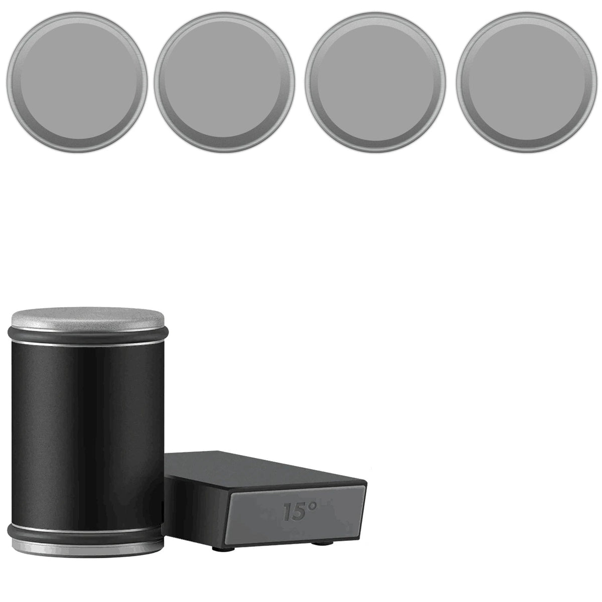 Rolling Knife Sharpener & Magnetic Holder Set – Diamond Sharpening Stone with 15° & 20° Angle Roller for Effortless Blade Perfection