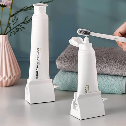 Rolling Tube Toothpaste Squeezer Stand Holder Dispenser for Bathroom