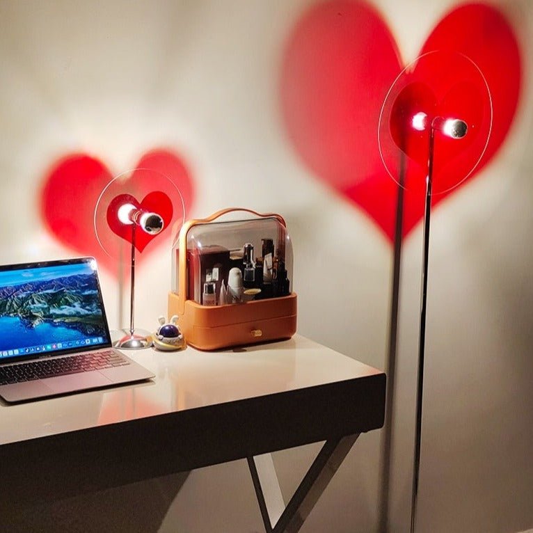 Valentine's Day Romantic Heart Light Lamp - Sunset Led Light for Living Room, Barber Shop, Background Wall Decoration and Bedroom