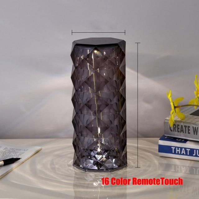 Rose Light Crystal Table Lamp