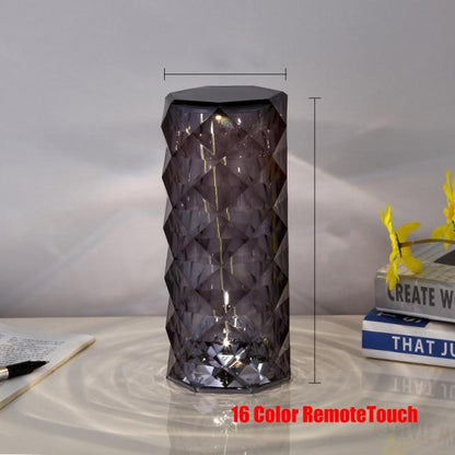 Rose Light Crystal Table Lamp