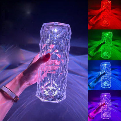 Rose Light Crystal Table Lamp