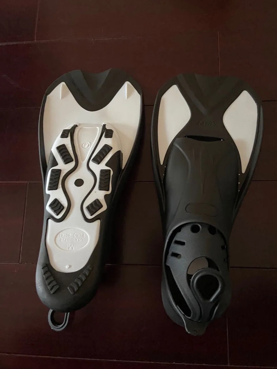 Short Snorkeling Fins - Comfortable TPR Swim Aids for Diving, Pool Training & Travel, Kids to Adult Sizes
