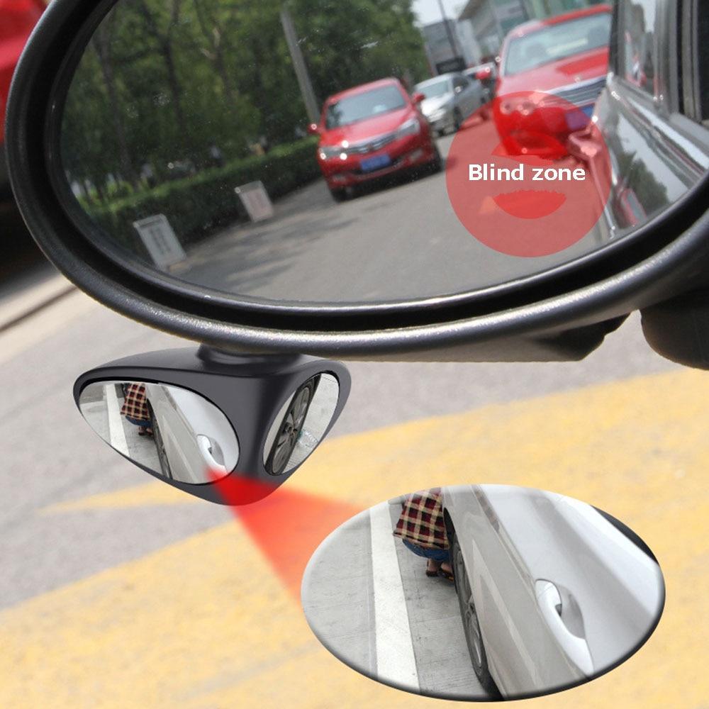 Rotatable 2 Side Car Blind Spot Mirror