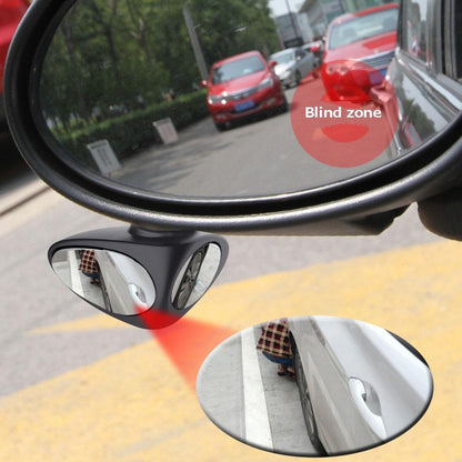 Rotatable 2 Side Car Blind Spot Mirror