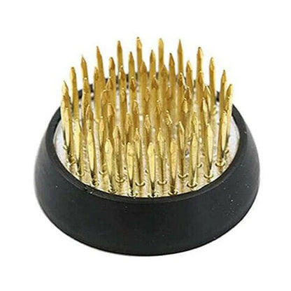 Round Ikebana Kenzan Flower Holder – Spiky Frog Tool for Stunning Japanese Floral Arrangements and Stylish Home Décor
