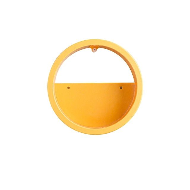 Round Wall Mounted Vase - Hanging Flowerpot Fish Tank Home Living Room Decoration