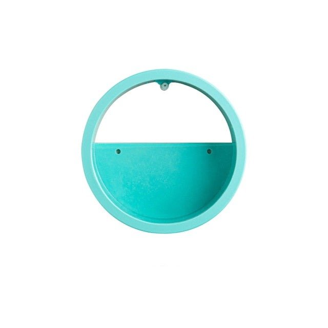 Round Wall Mounted Vase - Hanging Flowerpot Fish Tank Home Living Room Decoration