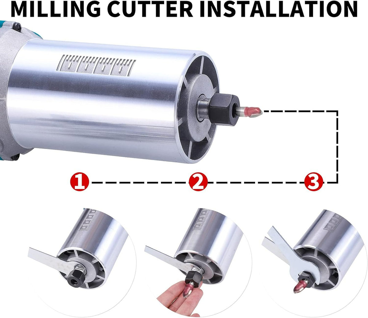 Router Tool - Handheld Wood Trimmer  for Slotting, Trimming, and Carving