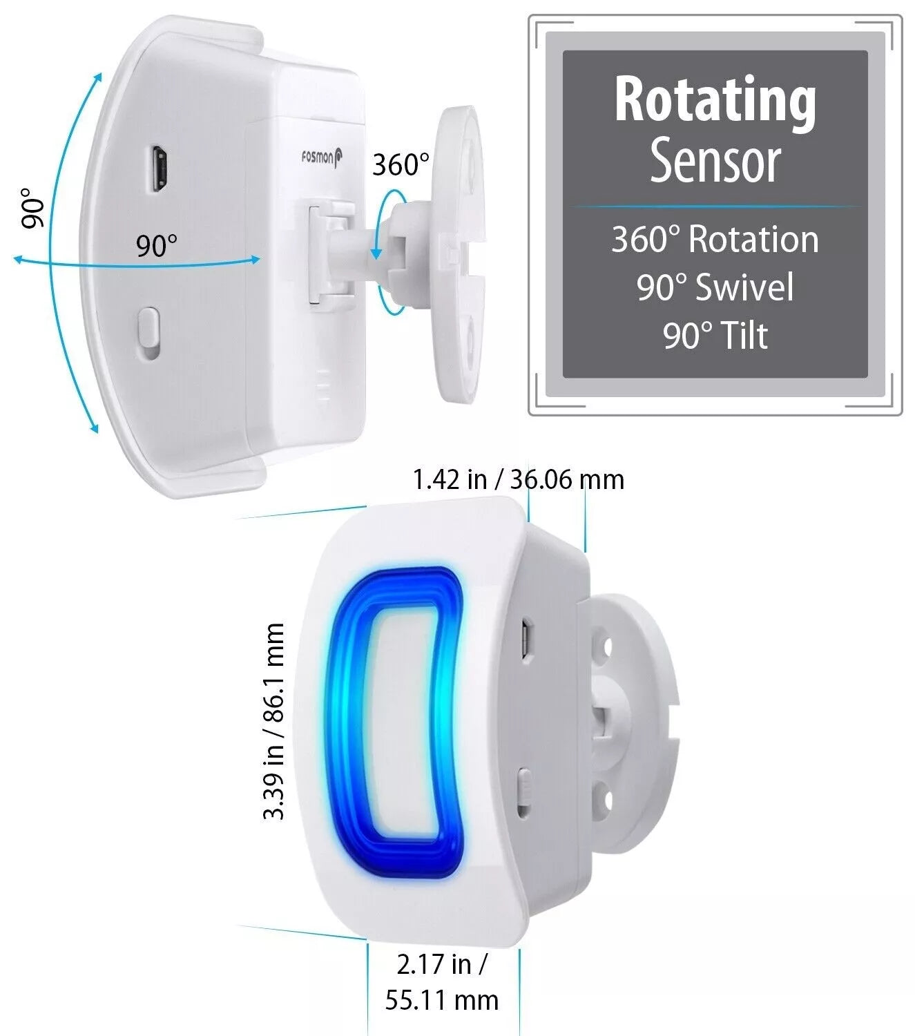 Wireless Driveway Alarm With Motion Sensor