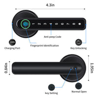 Fingerprint Smart Door Lock - Mobile App Remote Control Door Lock with Fingerprint